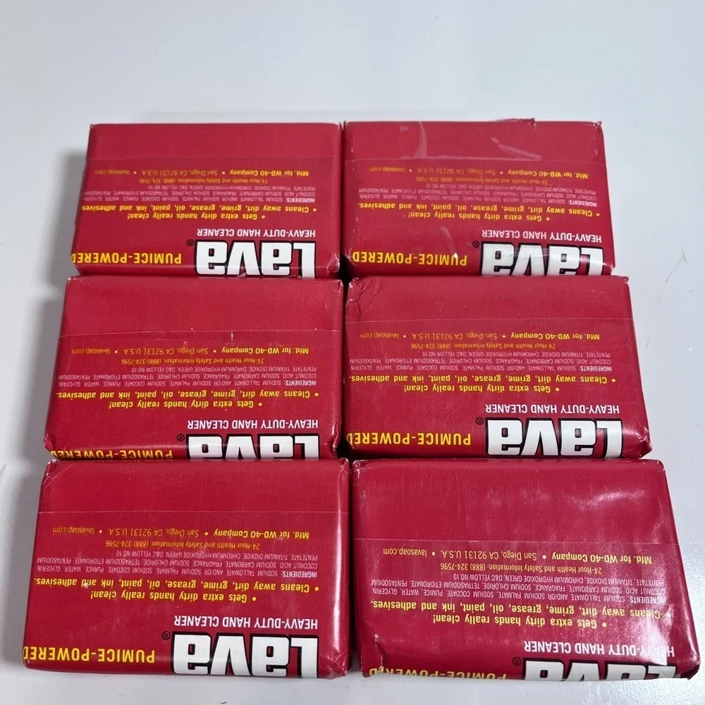 Lot of 6! Lava Soap Heavy-Duty Hand Cleaner pumice powered 5.75 oz‎ NEW